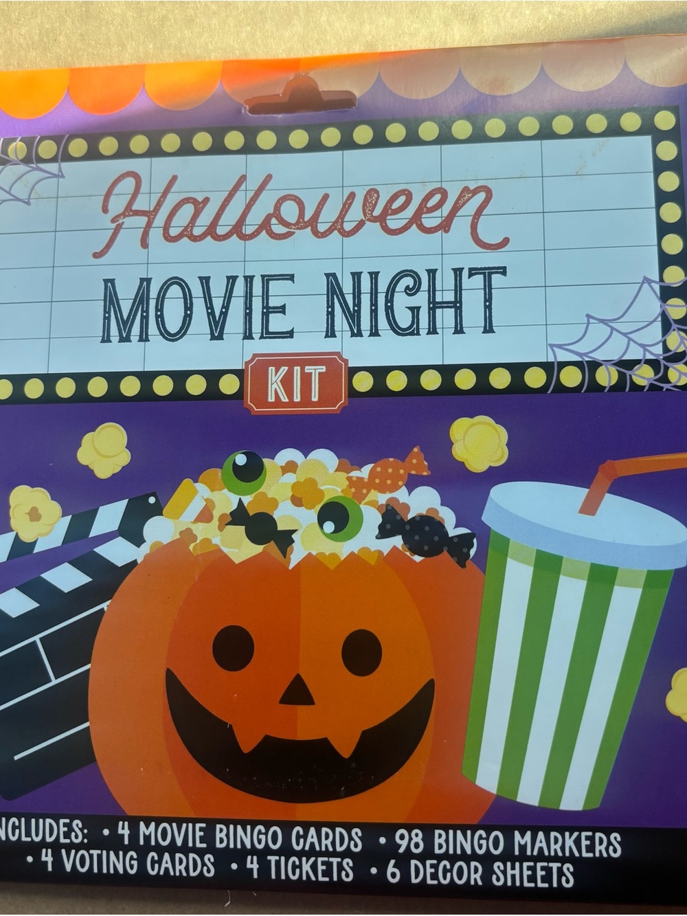 Halloween Movie Night Kit - Orange